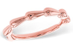 Allison Kaufman Wedding Band in 14K Rose Gold (W2661)