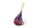 Allison Kaufman Multi-Gemstone & Diamond Necklace in 14K Yellow Gold, 4.18 ctw