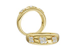 Allison Kaufman Diamond Wedding Band in 14K Yellow Gold, 0.25 ctw (W2740), alternate view