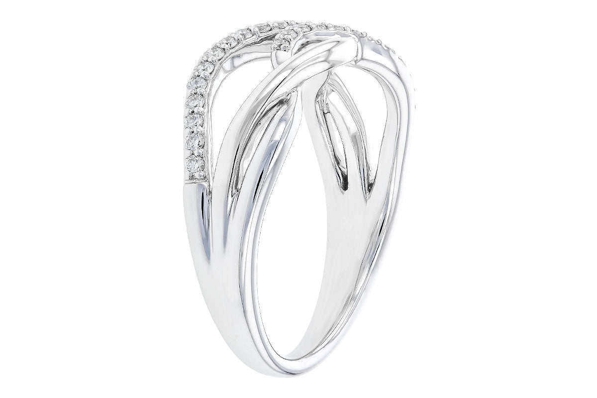 Allison Kaufman Diamond Ring in 14K White Gold, 0.20 ctw (D5911), alternate view