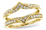 Allison Kaufman Diamond Ring Guard in 14K Yellow Gold, 0.45 ctw
