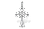 Allison Kaufman Diamond Pendant in 14K White Gold, 0.11 ctw (P6479)