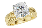 Allison Kaufman Engagement Ring Semi-Mount in 14K Yellow Gold (L7951)