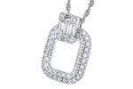 Allison Kaufman Diamond Necklace in 14K White Gold, 0.72 ctw (N8272), alternate view