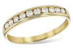 Allison Kaufman Diamond Wedding Band in 14K Yellow Gold, 0.25 ctw (WR111-25)