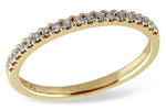 Allison Kaufman Diamond Wedding Band in 14K Yellow Gold, 0.16 ctw (W2060)