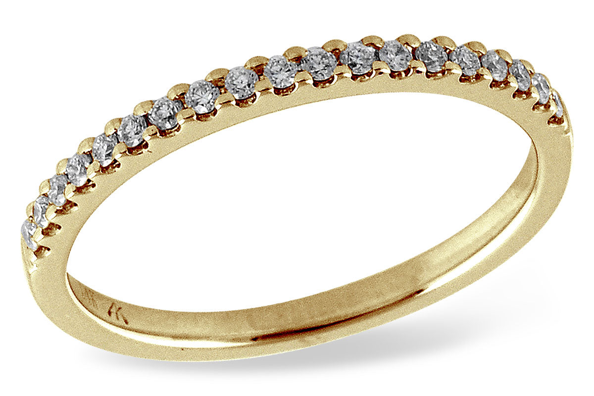 Allison Kaufman Diamond Wedding Band in 14K Yellow Gold, 0.16 ctw (W2060)
