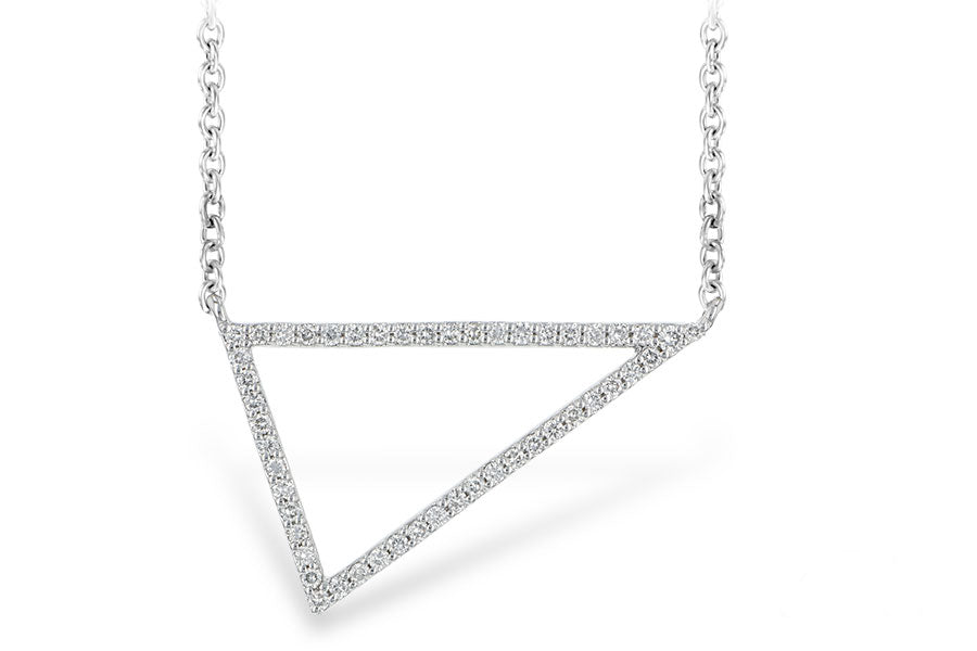 Allison Kaufman Diamond Necklace in 14K White Gold, 0.30 ctw (N7918)