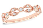 Allison Kaufman Diamond Wedding Band in 14K Rose Gold, 0.13 ctw (W1907)