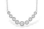 Allison Kaufman Diamond Necklace in 14K White Gold, 0.75 ctw