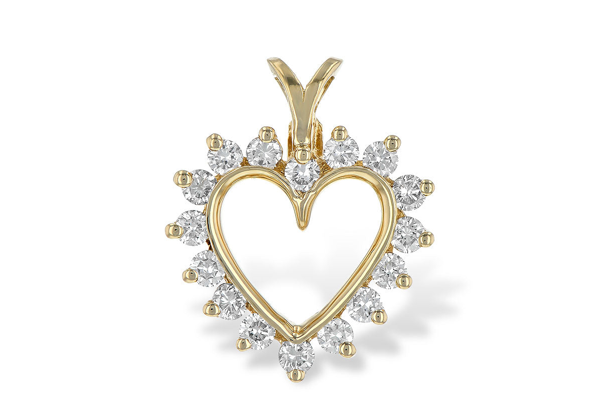 Allison Kaufman Diamond Pendant in 14K Yellow Gold, 0.45 ctw