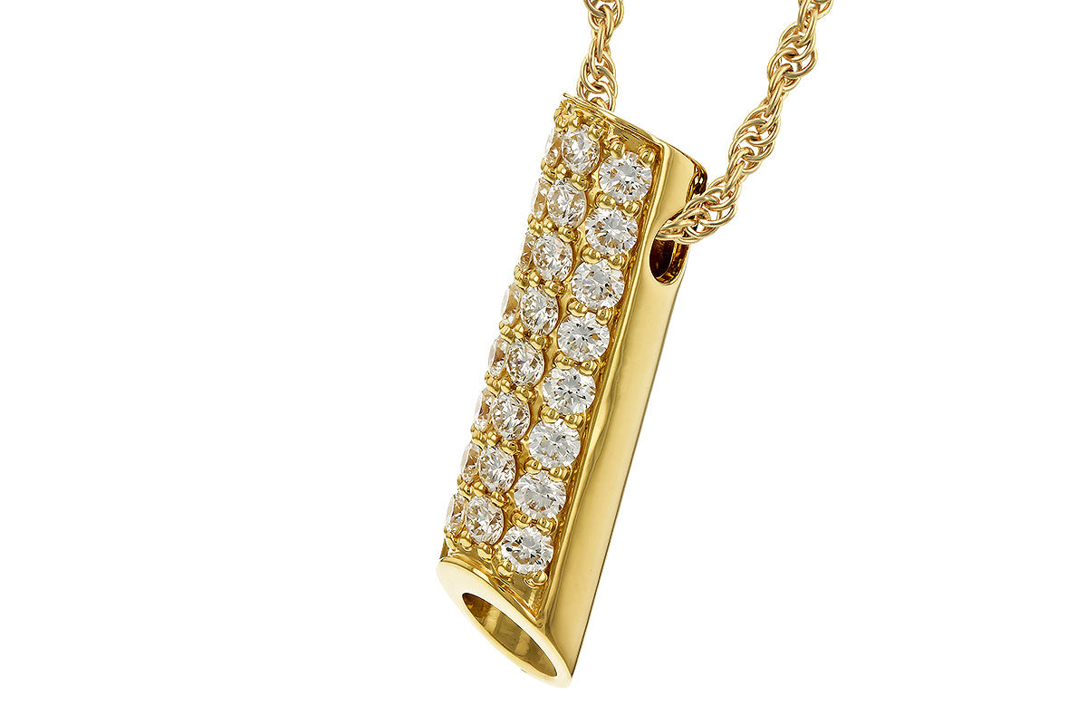 Allison Kaufman Diamond Necklace in 14K Yellow Gold, 0.50 ctw (N8714), alternate view