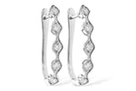 Allison Kaufman Diamond Earrings in 14K White Gold, 0.50 ctw (E2127)