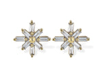 Allison Kaufman Baguette Diamond Earrings in 14K Yellow Gold, 0.22 ctw