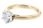 Allison Kaufman Diamond Engagement Ring Semi-Mount in 14K Yellow Gold, 0.04 ctw (L7485), alternate view