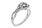 Allison Kaufman Diamond Ring in 14K White Gold, 0.26 ctw (D6123), alternate view