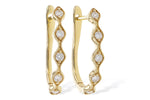 Allison Kaufman Diamond Earrings in 14K Yellow Gold, 0.25 ctw (E2126)