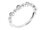 Allison Kaufman Diamond Wedding Band in 14K White Gold, 0.08 ctw (W2402), alternate view