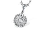 Allison Kaufman Diamond Necklace in 14K White Gold, 0.33 ctw
