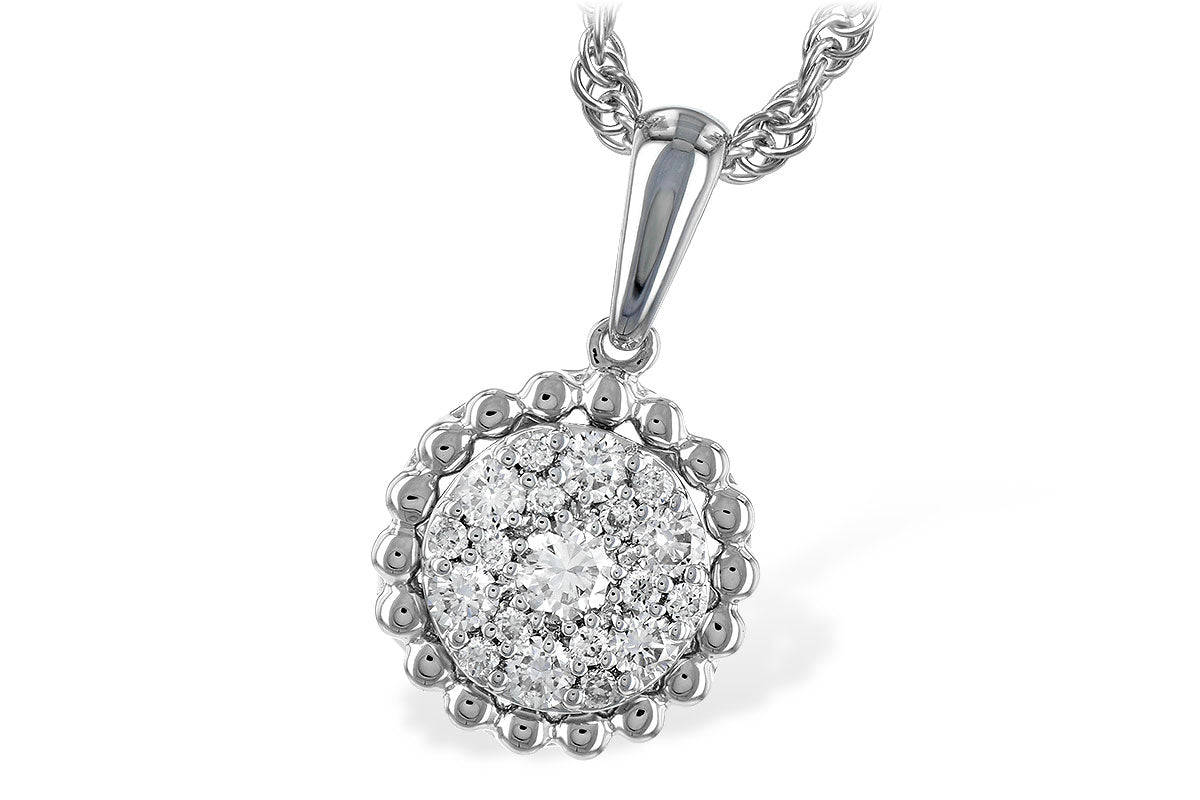 Allison Kaufman Diamond Necklace in 14K White Gold, 0.33 ctw