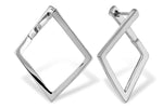 Allison Kaufman Gold Earrings in 14K White Gold (E2337)