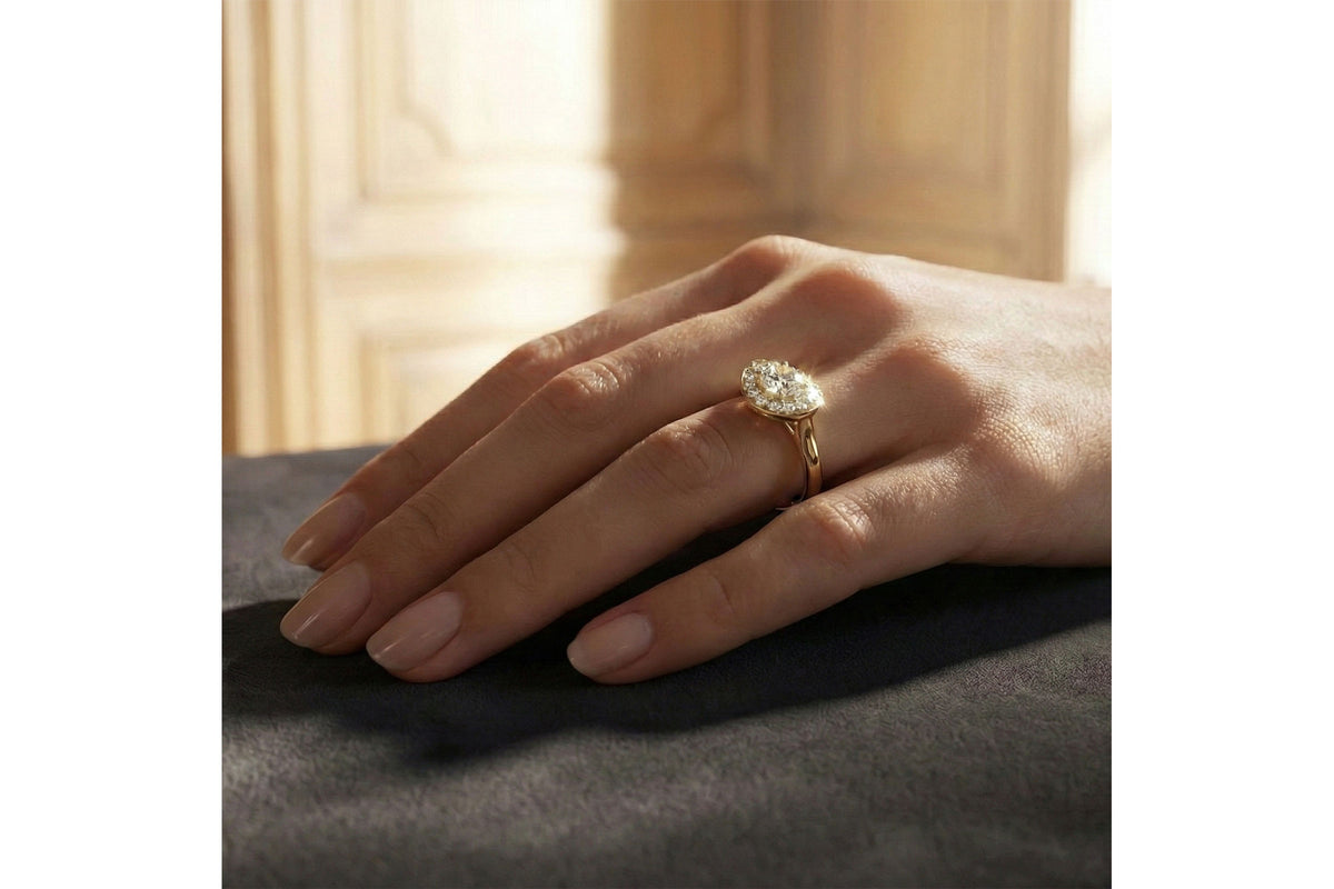 Allison Kaufman Diamond Engagement Ring Semi-Mount in 14K Yellow Gold, 0.25 ctw (L7934), alternate view