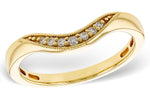 Allison Kaufman Diamond Wedding Band in 14K Yellow Gold, 0.08 ctw (W2659)