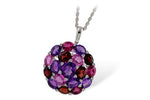 Allison Kaufman Multi-Gemstone & Diamond Necklace in 14K White Gold, 7.33 ctw