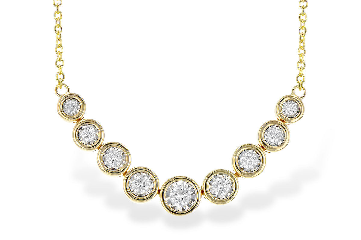 Allison Kaufman Diamond Necklace in 14K Yellow Gold, 0.75 ctw