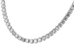 Allison Kaufman Fancy-Cut Diamond Necklace in 14K White Gold, 10.30 ctw, alternate view