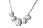 Allison Kaufman Fancy-Cut Diamond Necklace in 14K White Gold, 0.85 ctw, alternate view
