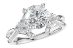 Allison Kaufman Diamond Engagement Ring Semi-Mount in 14K White Gold, 0.25 ctw (L7952)