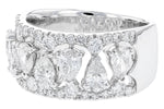 Allison Kaufman Diamond Wedding Band in 14K White Gold, 1.95 ctw, alternate view