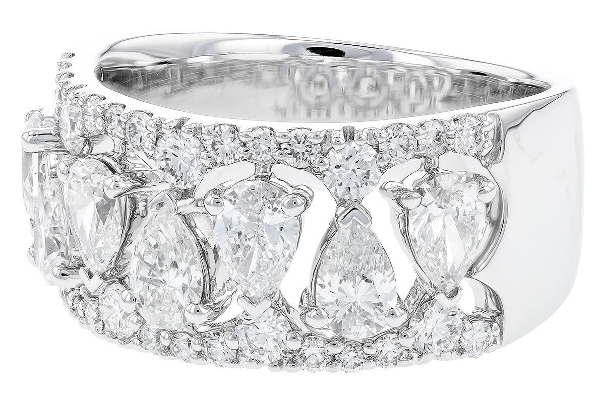 Allison Kaufman Diamond Wedding Band in 14K White Gold, 1.95 ctw, alternate view