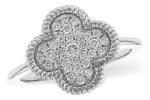 Allison Kaufman Diamond Ring in 14K White Gold, 0.32 ctw