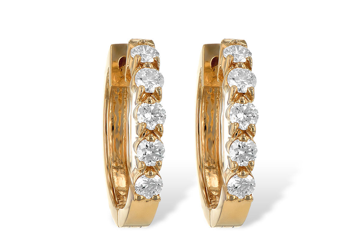 Allison Kaufman Diamond Earrings in 14K Rose Gold, 0.50 ctw (ER104-50)