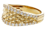 Allison Kaufman Diamond Wedding Band in 14K Yellow Gold, 0.50 ctw (W2712), alternate view