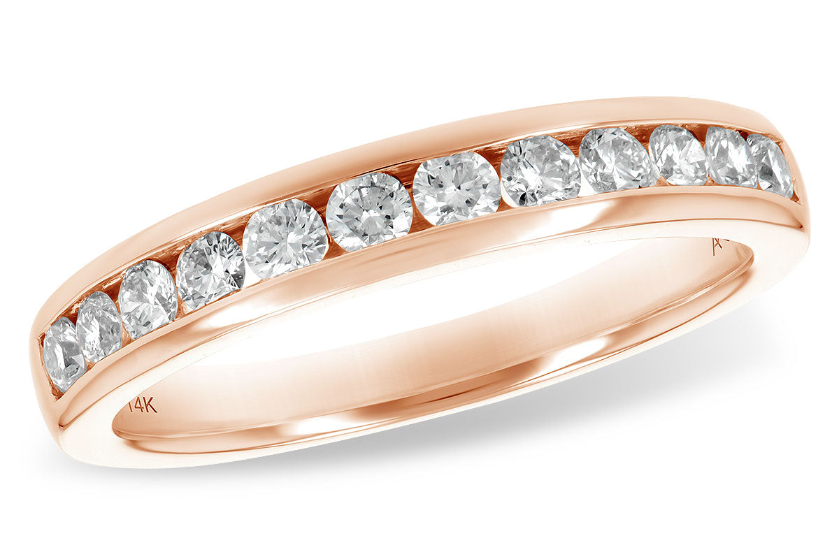 Allison Kaufman Diamond Wedding Band in 14K Rose Gold, 0.50 ctw (WR828-50)