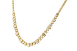 Allison Kaufman Baguette Diamond Necklace in 14K Yellow Gold, 1.80 ctw, alternate view