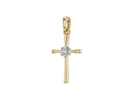 Allison Kaufman Diamond Pendant in 14K Yellow Gold, 0.05 ctw (P6545), alternate view