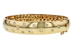 Allison Kaufman Diamond Bangle Bracelet in 14K Yellow Gold, 0.30 ctw, alternate view
