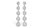 Allison Kaufman Diamond Earrings in 14K White Gold, 0.36 ctw (E2146)