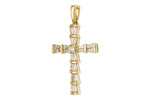 Allison Kaufman Baguette Diamond Pendant in 14K Yellow Gold, 0.26 ctw, alternate view
