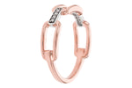 Allison Kaufman Diamond Ring in 14K Rose & White Gold, 0.04 ctw (D5972), alternate view
