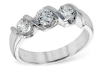 Allison Kaufman Diamond Wedding Band in 14K White Gold, 0.75 ctw (WR117-75)