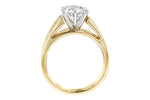 Allison Kaufman Diamond Engagement Ring Semi-Mount in 14K Yellow Gold, 0.76 ctw, alternate view