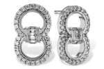 Allison Kaufman Diamond Earrings in 14K White Gold, 0.28 ctw