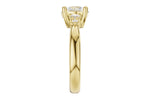 Allison Kaufman Diamond Engagement Ring Semi-Mount in 14K Yellow Gold, 0.16 ctw (L7918), alternate view