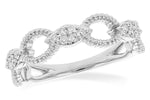 Allison Kaufman Diamond Wedding Band in 14K White Gold, 0.20 ctw
