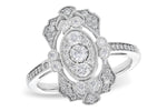 Allison Kaufman Diamond Ring in 14K White Gold, 0.50 ctw (D5854)
